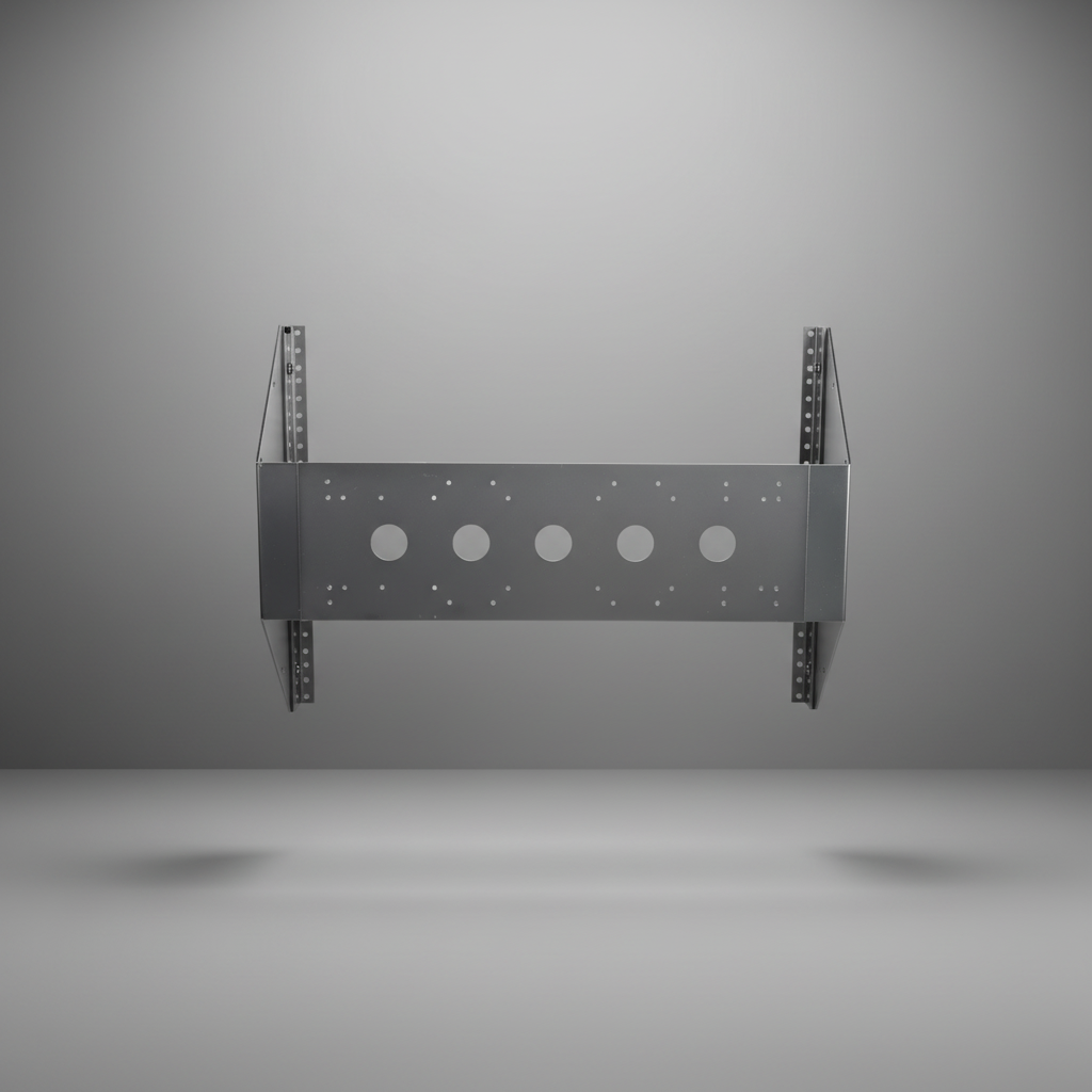 prime-8u | Aerorak Prime 8u modular rack rear view
