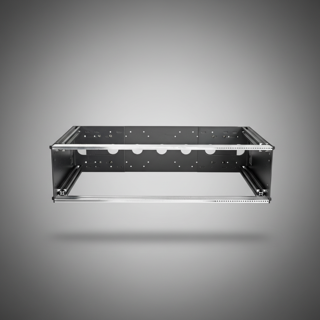 Prime-3u | Aerorak Prime 3U deep modular rack front view