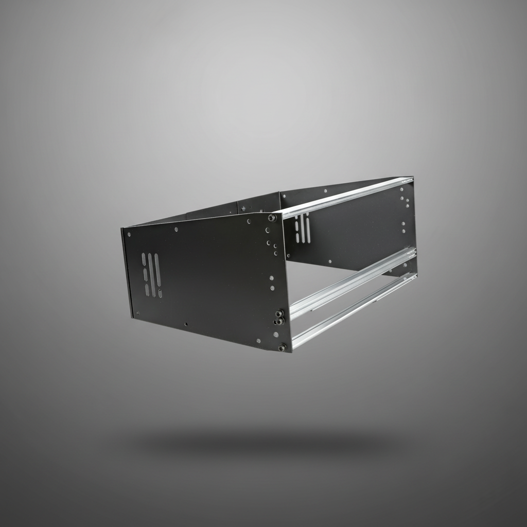 Prime-4u | Aerorak Prime 4U deep modular rack three quarter front view
